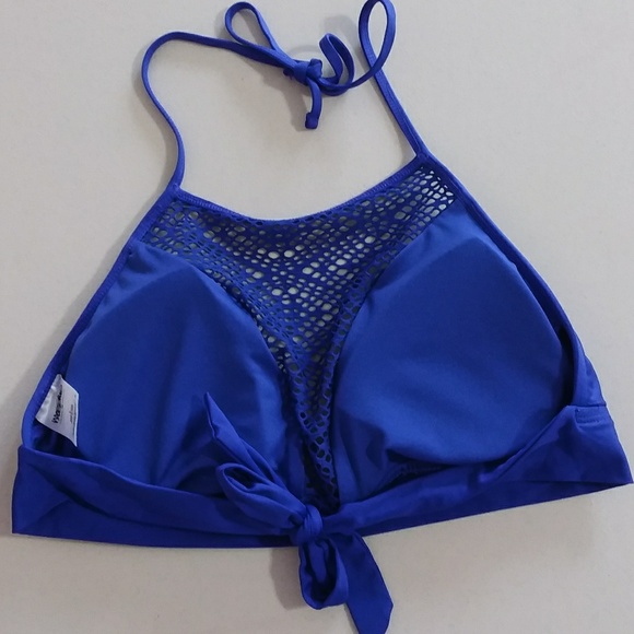 ☆☆SOLD☆☆ Mossimo Halter Style Crochet Bikini Top - Picture 3 of 5